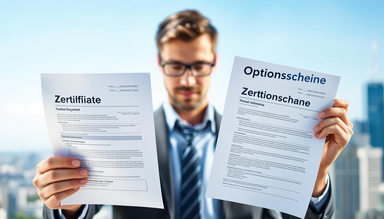 zertifikate optionsscheine unterschied